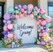 Double Stuffed Pastel Balloon Garland Pink Purple Green Balloons Colorful Balloon Arch With Gold Metallic Latex Balloons Kit For Mermaid Baby Shower Princess Ice Cream Birthday Easter Party Decoration
